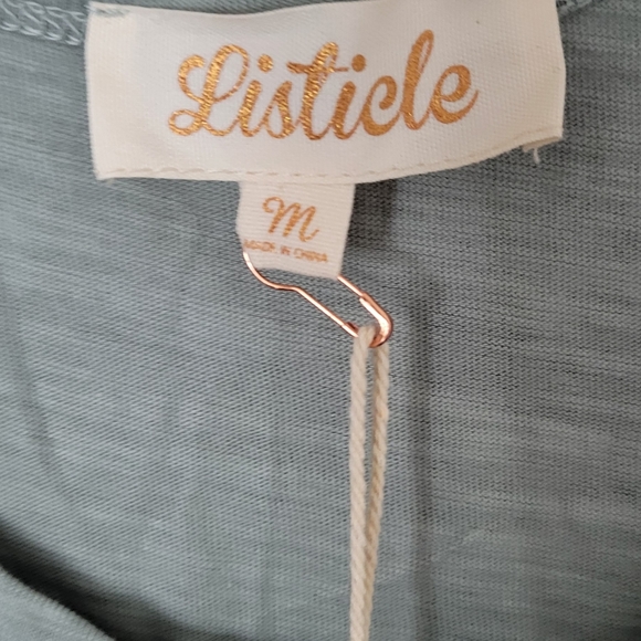 Sea green casual jumpsuit - Picture 2 of 2